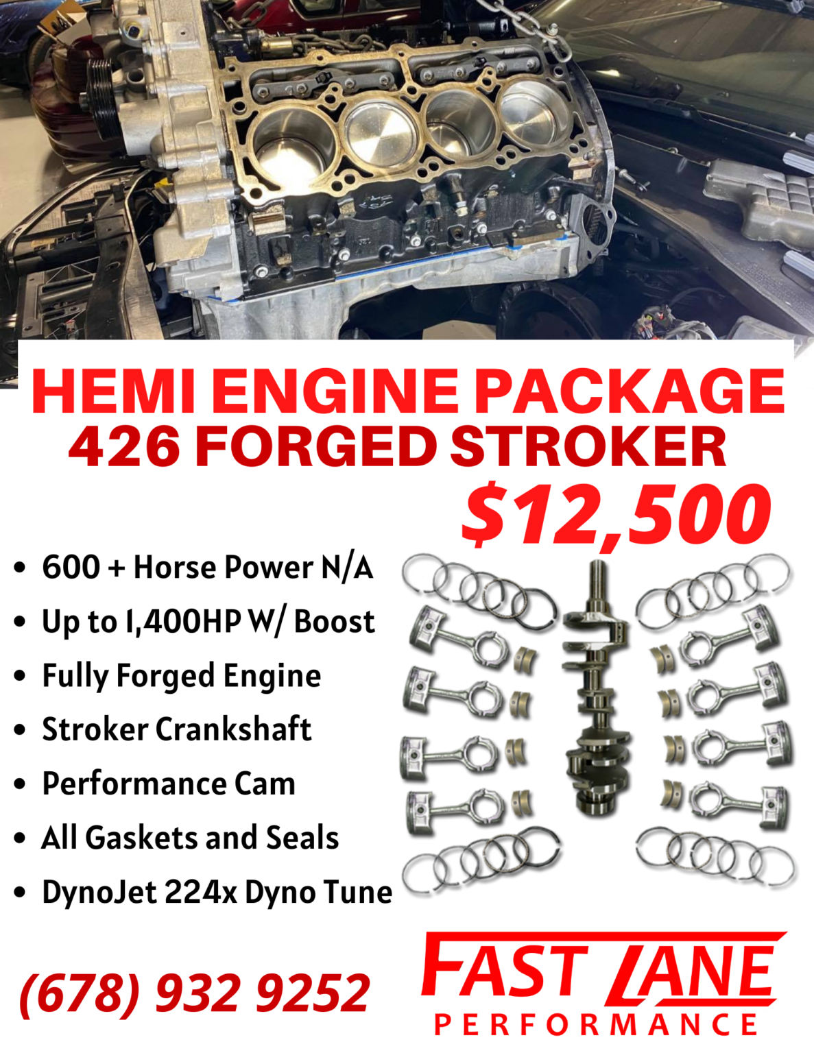 392/426 Stroker Package Fast Lane Performance